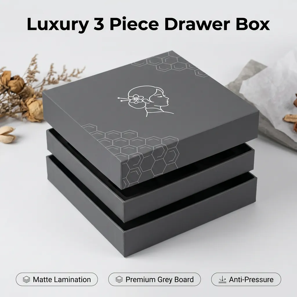 3-Piece Drawer Box — view 1