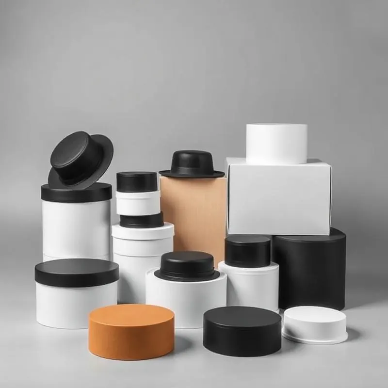 Hat Box | Apparel Boxes - Muge Packaging - Color options