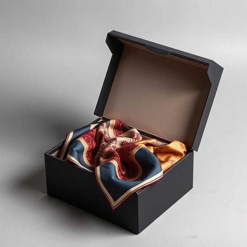 Scarf Gift Box - Open box