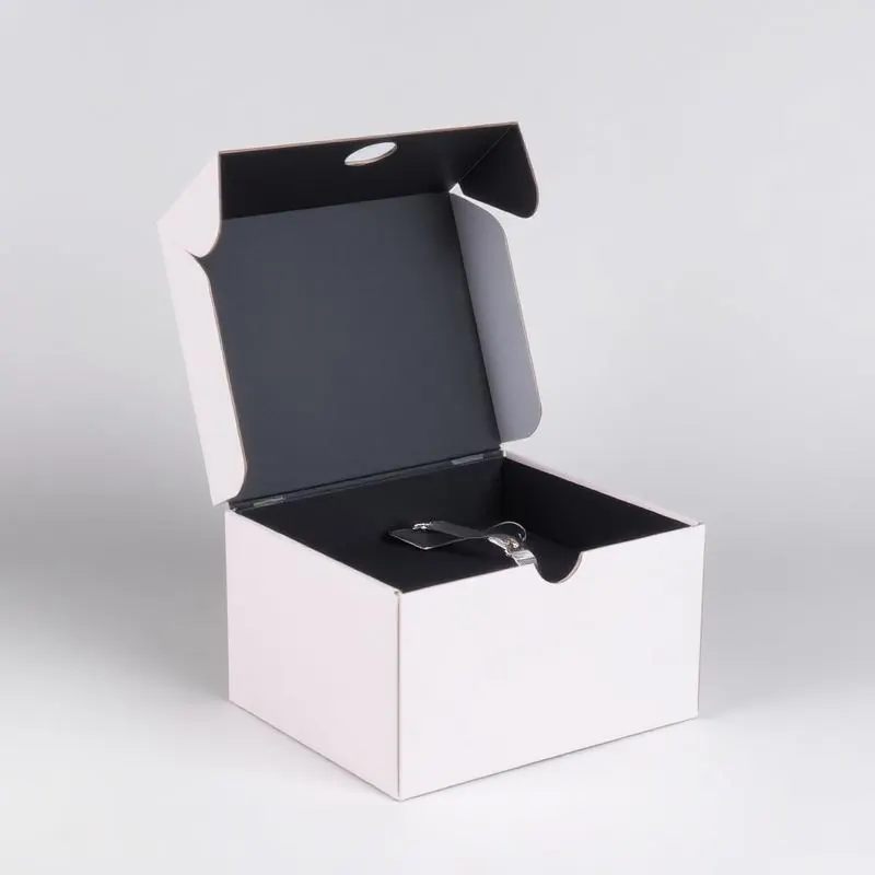 Shirt Packaging Box | Apparel Boxes - Muge Packaging - Side angle
