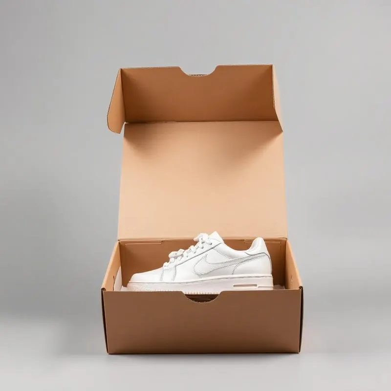 Shoe Box | Apparel Boxes - Muge Packaging - Side angle