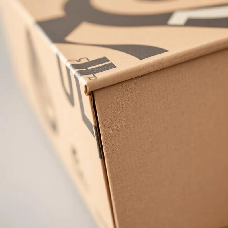 Shoe Box | Apparel Boxes - Muge Packaging - Close-up detail