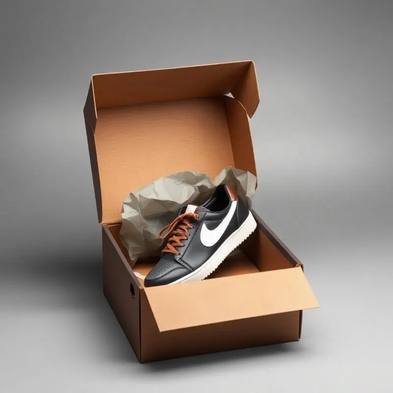 Shoe Box | Apparel Boxes - Muge Packaging - Open box