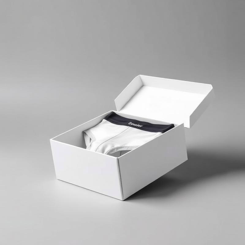 Underwear Packaging Box - Side angle