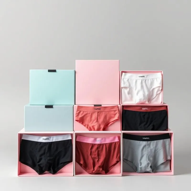Underwear Packaging Box | Apparel Boxes - Muge Packaging - Color options
