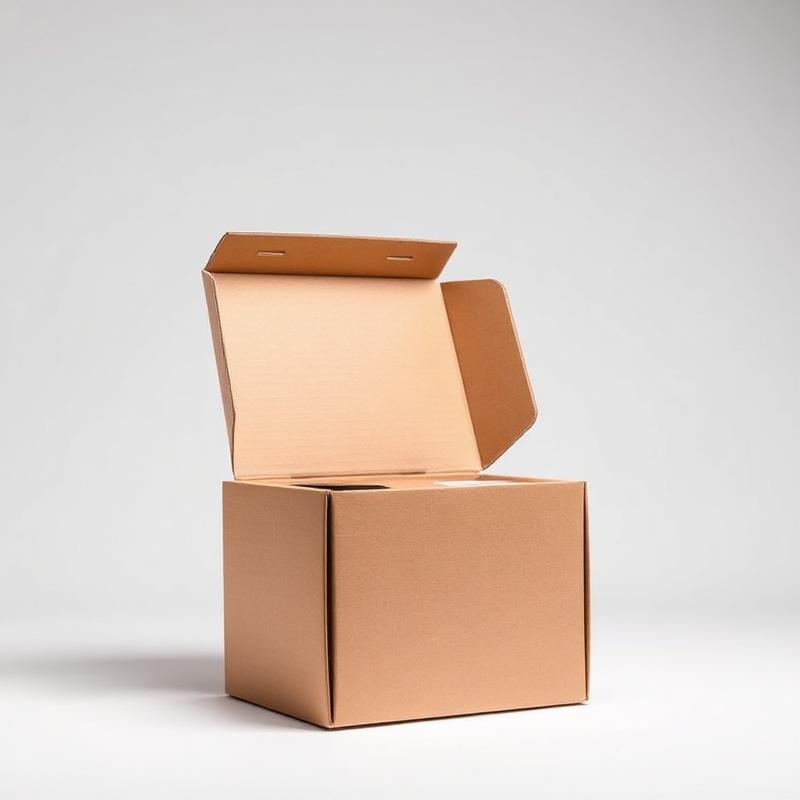 Electronics Cardboard Box - Side angle