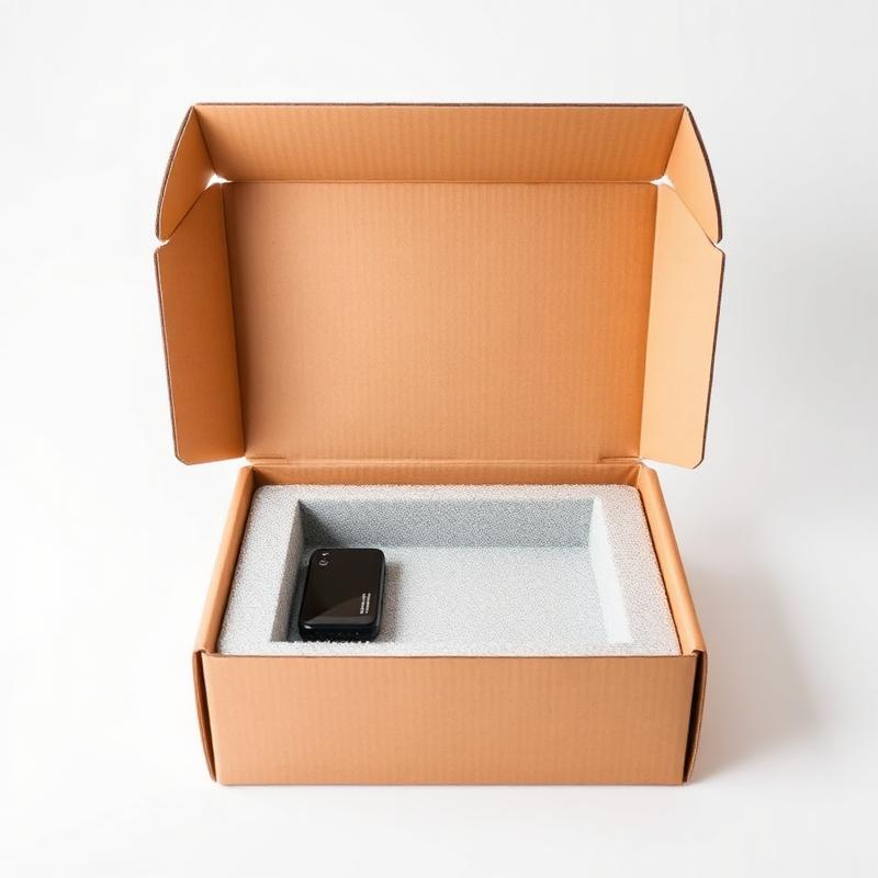 Electronics Cardboard Box - Open box