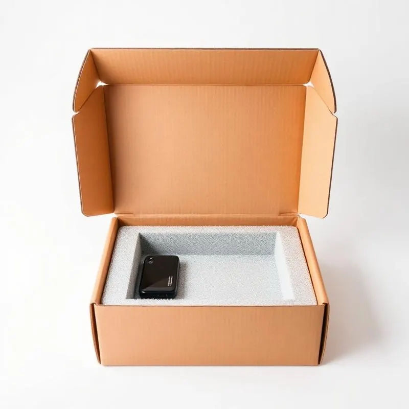 Electronics Cardboard Box | Cardboard Boxes - Muge Packaging - Open box