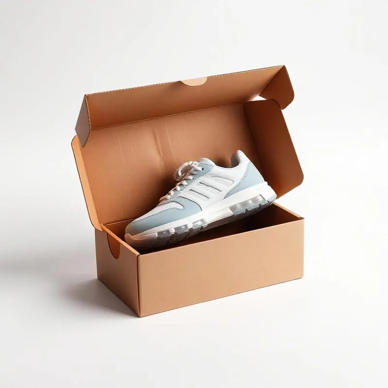 Shoe Packaging Box | Cardboard Boxes - Muge Packaging - Side angle