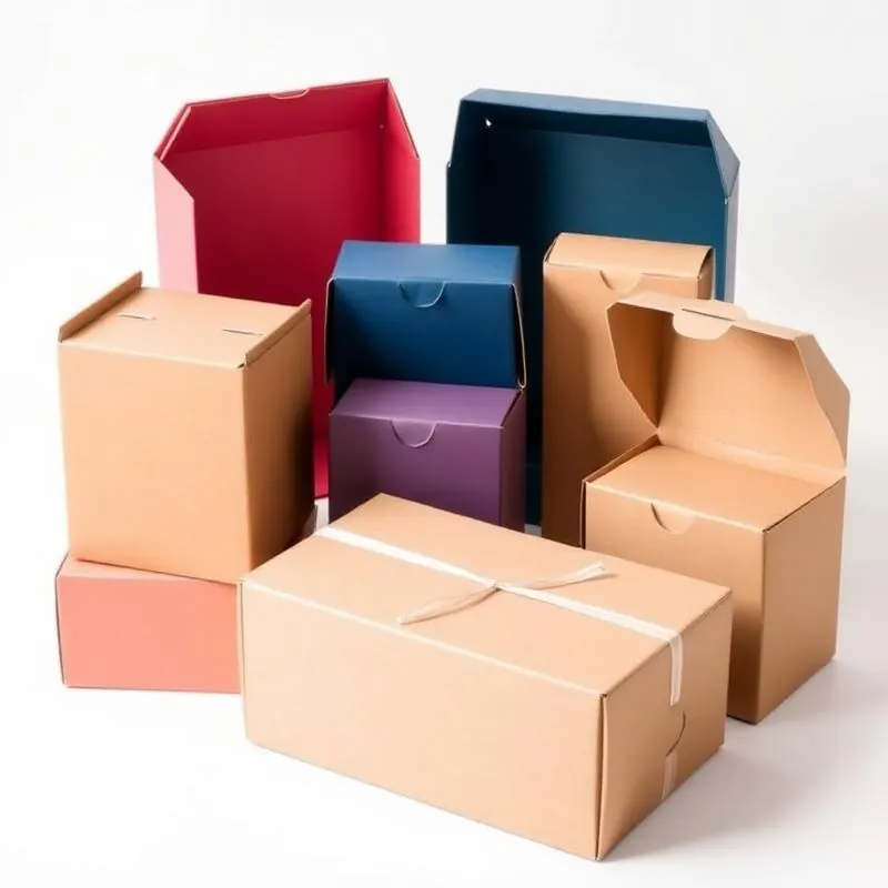 Tuck End Box | Cardboard Boxes - Muge Packaging - Color options