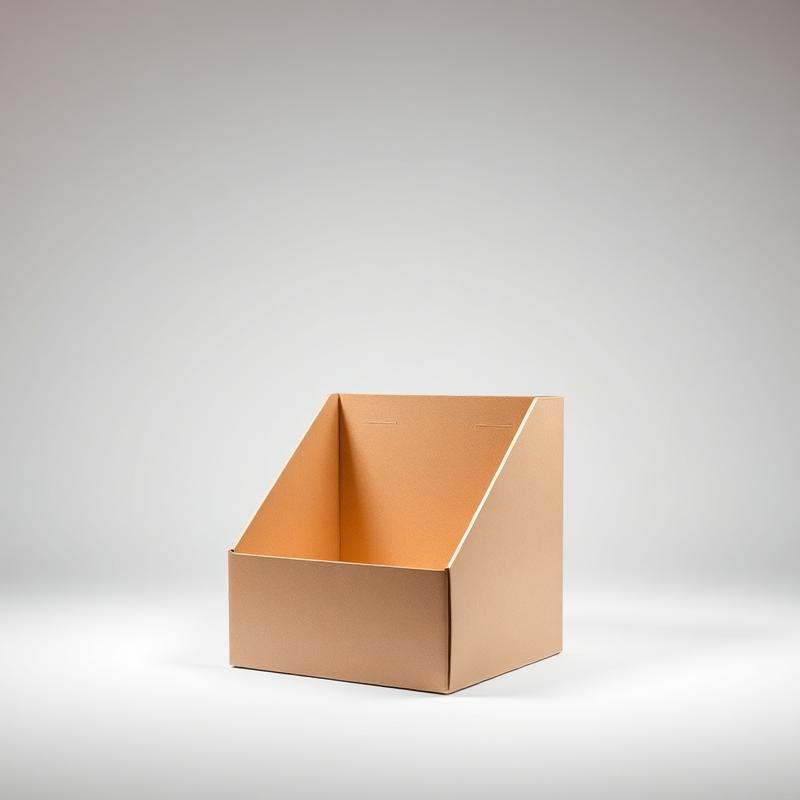 Display Corrugated Box - Side angle