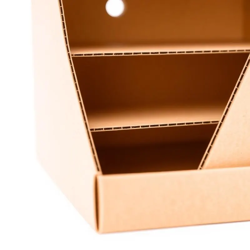 Display Corrugated Box | Corrugated Boxes - Muge Packaging - Close-up detail