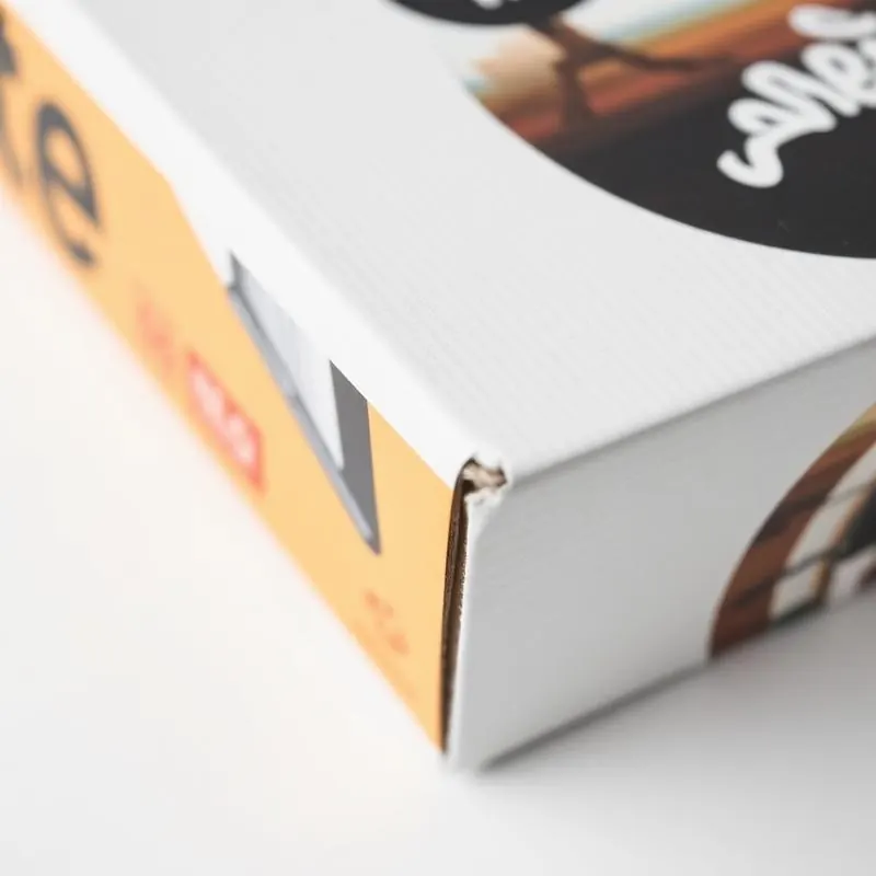 Printed Corrugated Box | Corrugated Boxes - Muge Packaging - Close-up detail