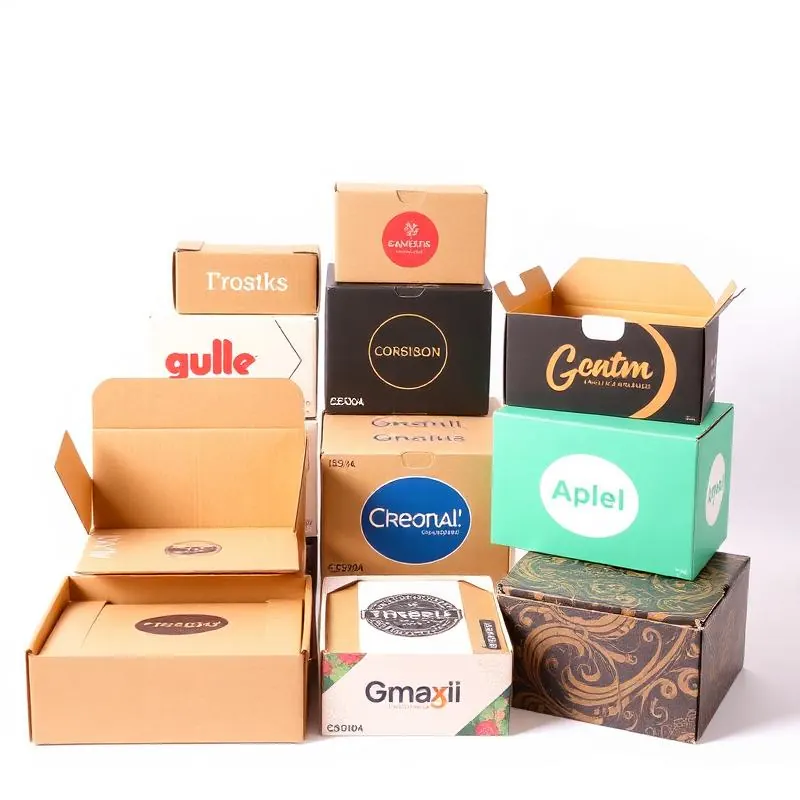 Printed Corrugated Box | Corrugated Boxes - Muge Packaging - Color options
