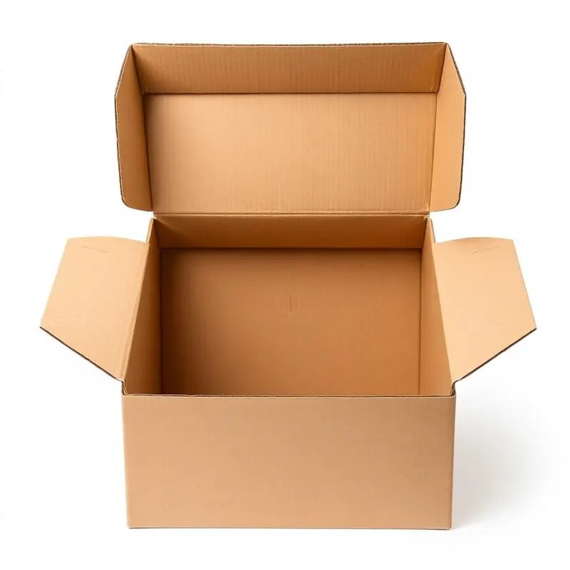 Printed Corrugated Box | Corrugated Boxes - Muge Packaging - Open box