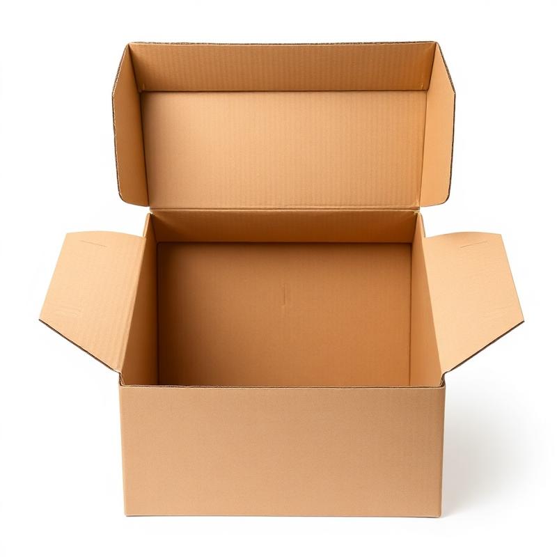 Printed Corrugated Box - Open box