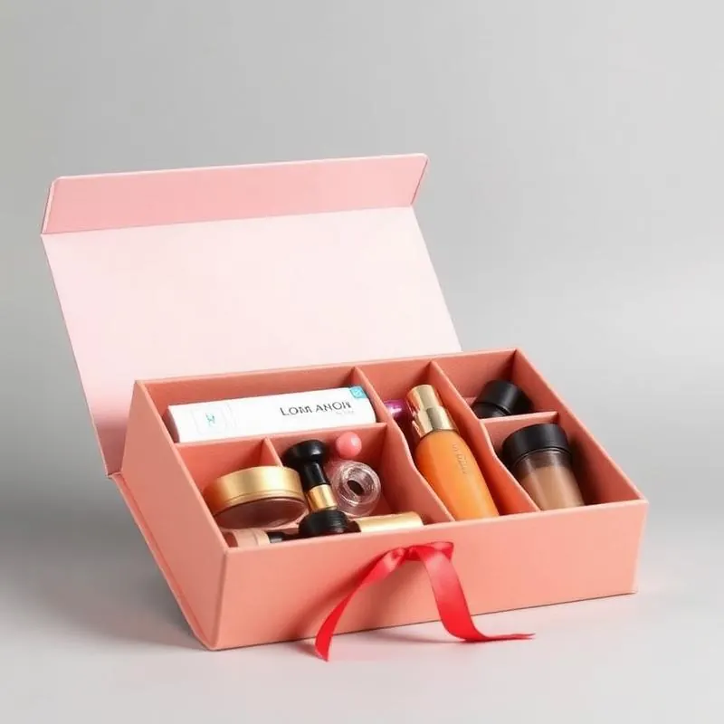 Cosmetic Gift Box | Cosmetic Boxes - Muge Packaging - Side angle