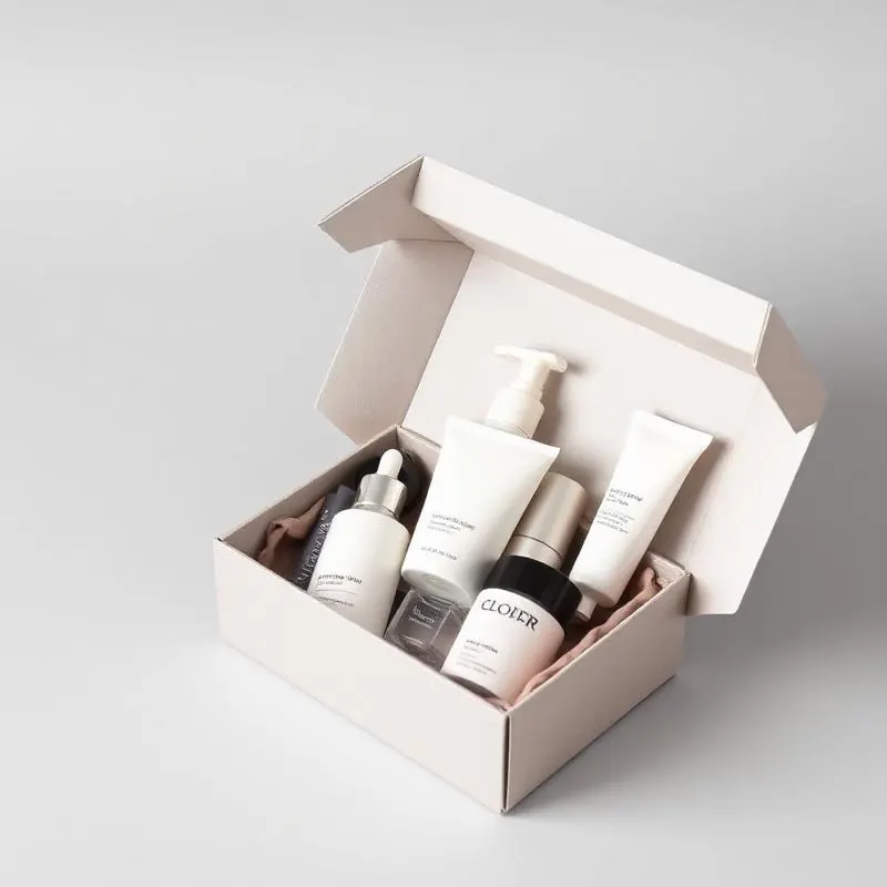 Cosmetic Gift Box | Cosmetic Boxes - Muge Packaging - Open box