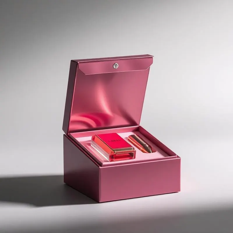 Beautiful Foldable Glossy Lamination Packaging Box For Nail Polish | Cosmetic Boxes - Muge Packaging