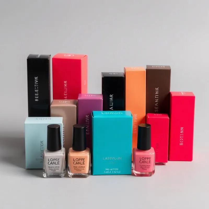 Nail Polish Box | Cosmetic Boxes - Muge Packaging - Color options