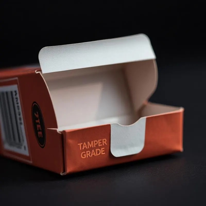 CR Candy Box | Child Resistant Paper Boxes - Muge Packaging - Close-up detail