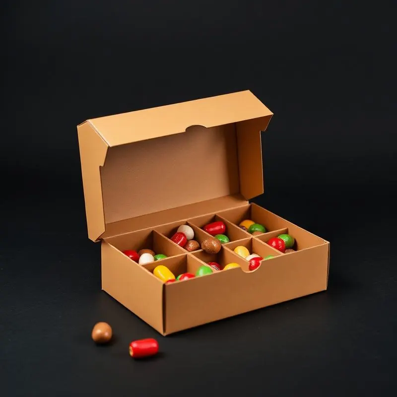CR Candy Box | Child Resistant Paper Boxes - Muge Packaging - Open box