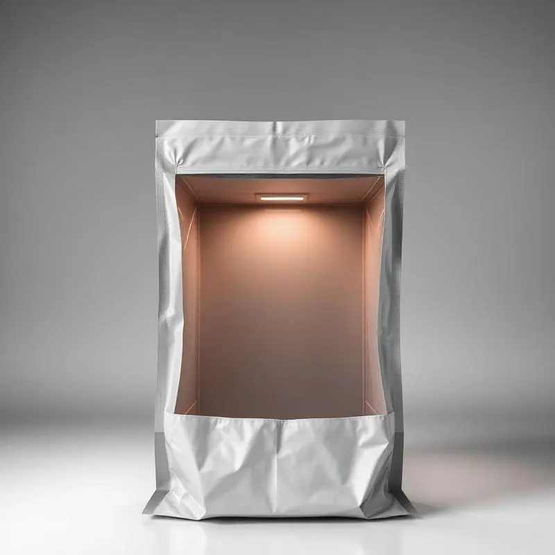 CR Dispensary Bag | Child Resistant Exit Bags - Muge Packaging - Open box
