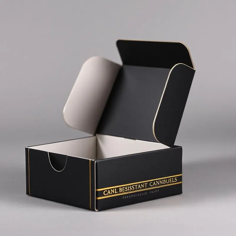 CR Edible Cardboard Box | Child Resistant Paper Boxes - Muge Packaging - Side angle