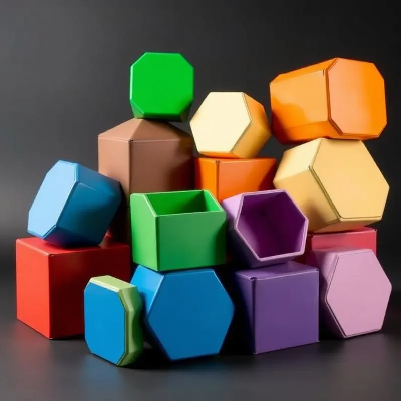 CR Hexagon Box | Child Resistant Paper Boxes - Muge Packaging - Color options