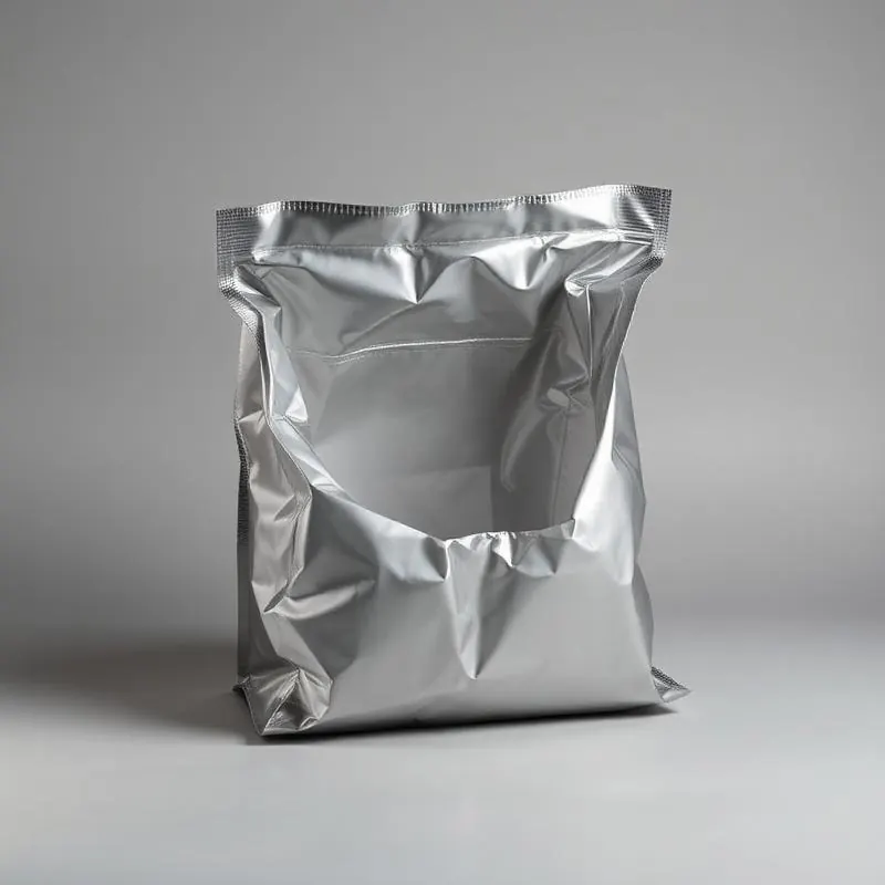 CR Mylar Bag | Child Resistant Exit Bags - Muge Packaging - Open box