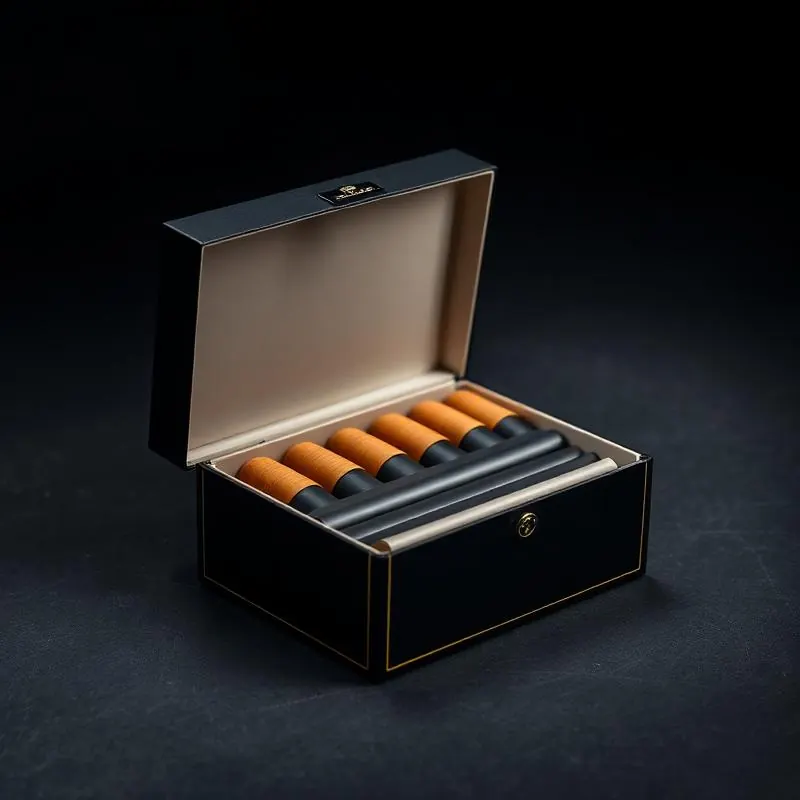 CR Pre-Rolls Box | Child Resistant Paper Boxes - Muge Packaging - Open box