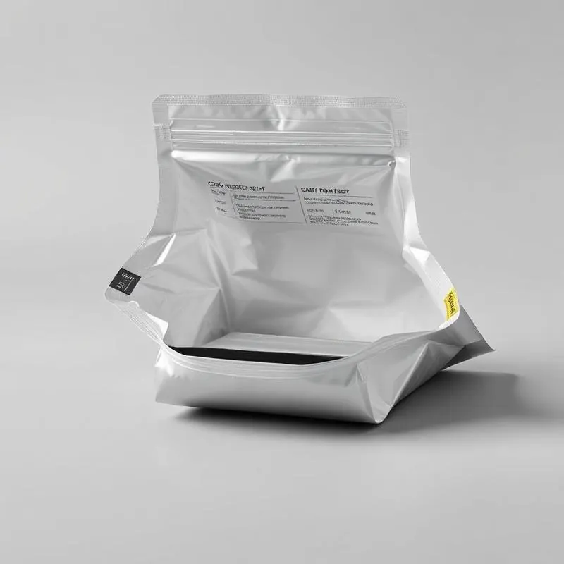 CR Tamper Evident Bag | Child Resistant Exit Bags - Muge Packaging - Open box