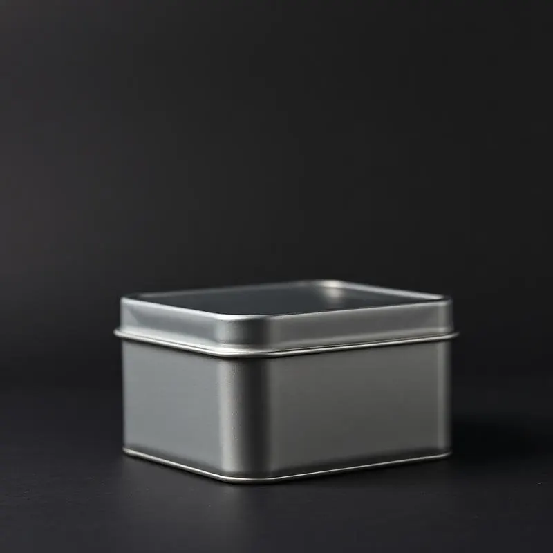 CR Tin Box | Child Resistant Tin Boxes - Muge Packaging - Side angle