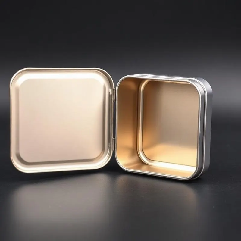 CR Tin Box | Child Resistant Tin Boxes - Muge Packaging - Open box