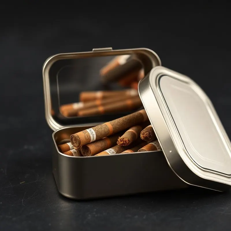 CR Tin Edible Box | Child Resistant Tin Boxes - Muge Packaging - Open box