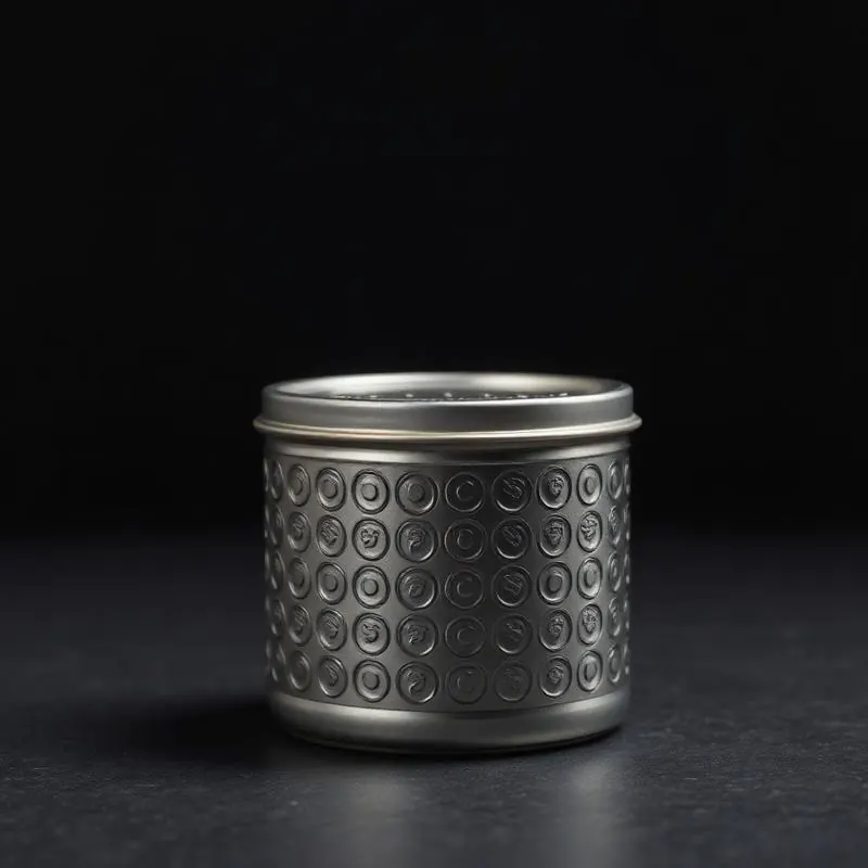 CR Tin Packaging | Child Resistant Tin Boxes - Muge Packaging - Side angle