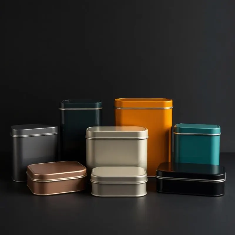 CR Tin Slider | Child Resistant Tin Boxes - Muge Packaging - Color options