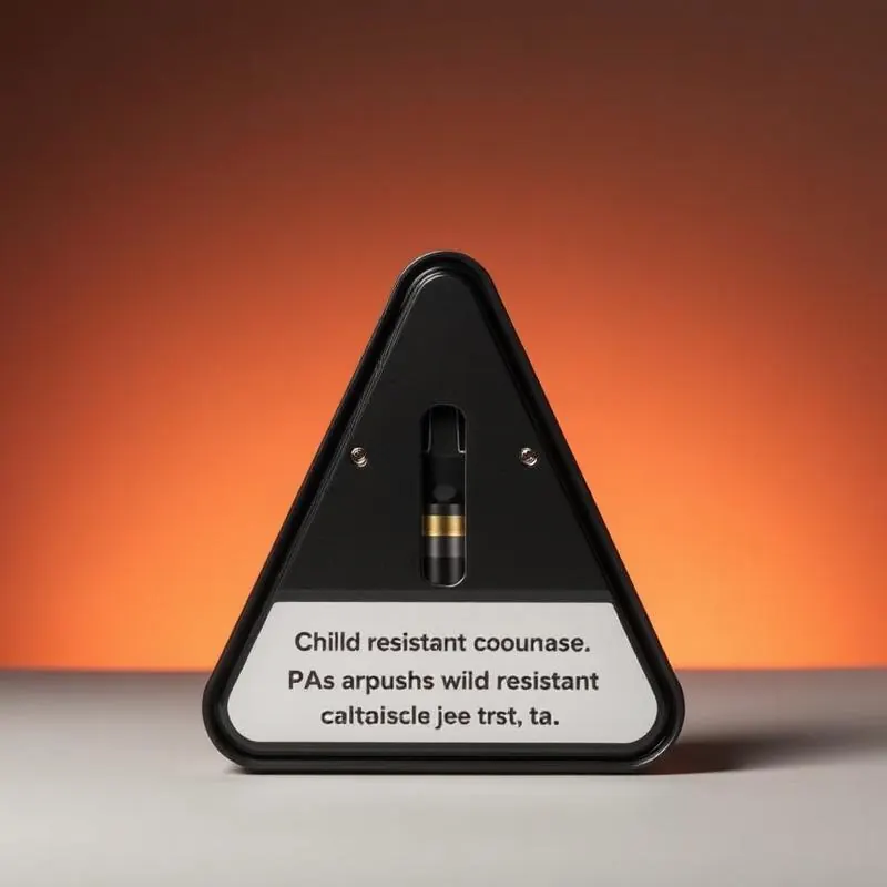 Child-Resistant Triangle Cartridge Box | Child Resistant Paper Boxes - Muge Packaging