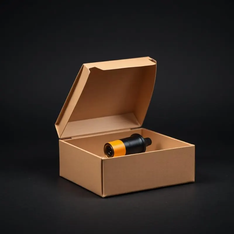 CR Triangle Box | Child Resistant Paper Boxes - Muge Packaging - Open box