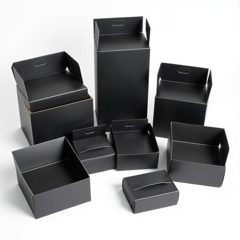 Black Folding Box - Color options