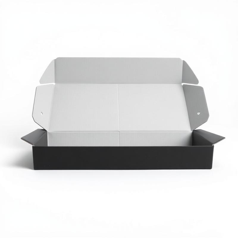 Black Folding Box - Open box