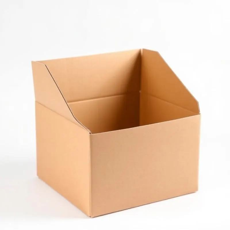 Kraft Folding Box | Folding Gift Boxes - Muge Packaging - Side angle