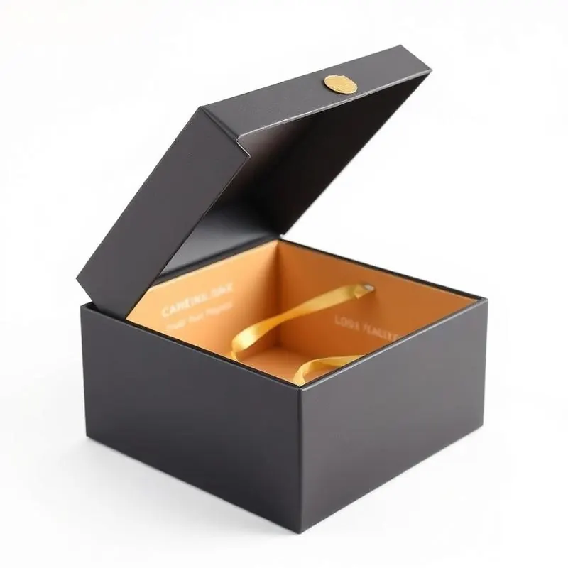 Luxury Folding Box | Folding Gift Boxes - Muge Packaging - Side angle