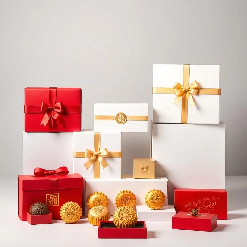 Mooncake Gift Box | Folding Gift Boxes - Muge Packaging - Color options