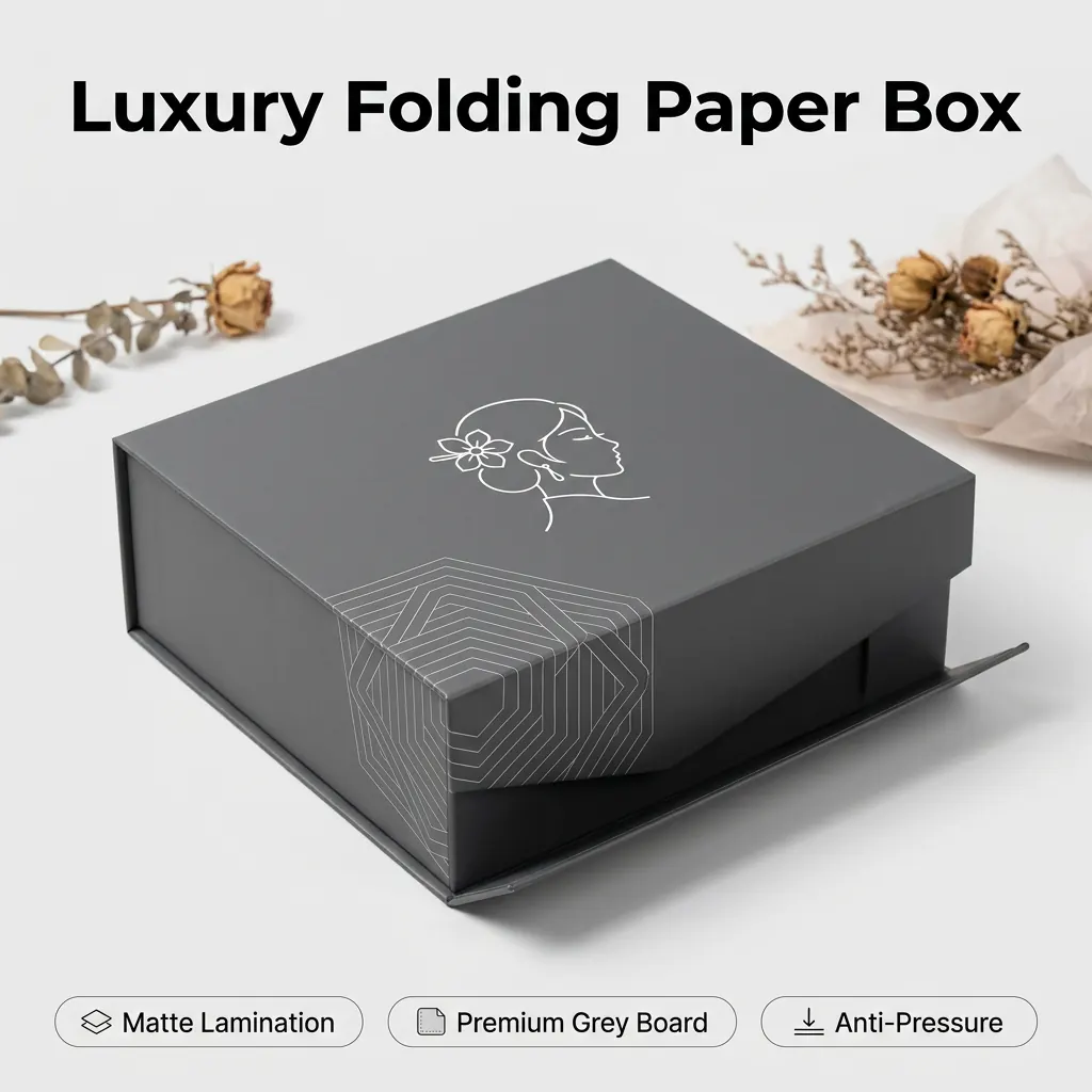 Folding Paper Box — view 1
