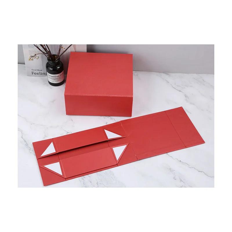 Foldable Rigid Box | Folding Gift Boxes - Muge Packaging - Close-up detail