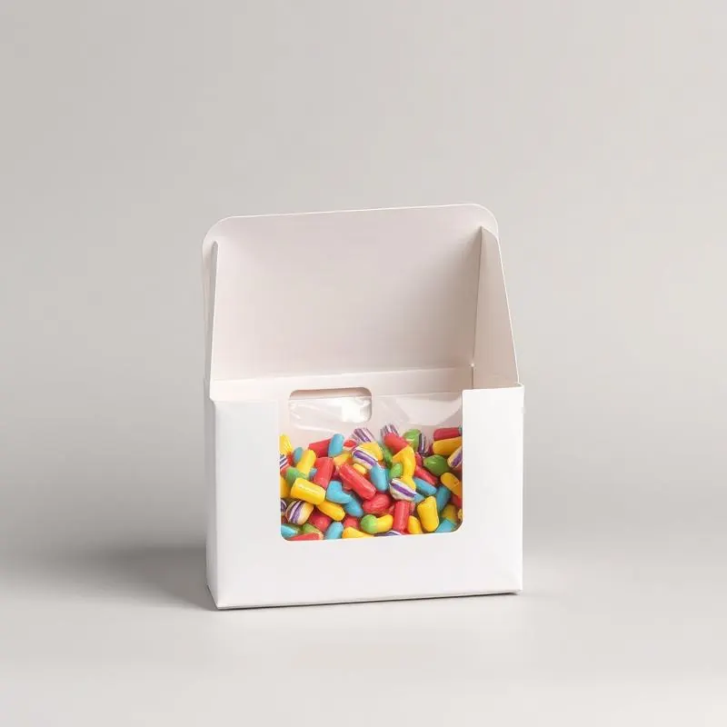 Candy Design Box | Food Boxes - Muge Packaging - Side angle