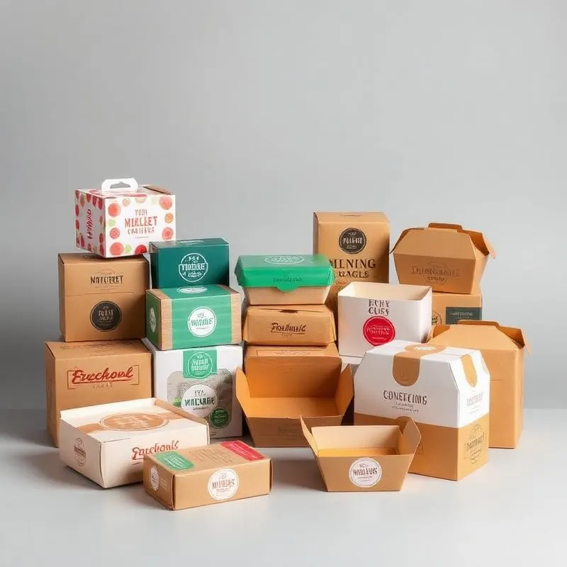 Takeaway Food Box | Food Boxes - Muge Packaging - Color options
