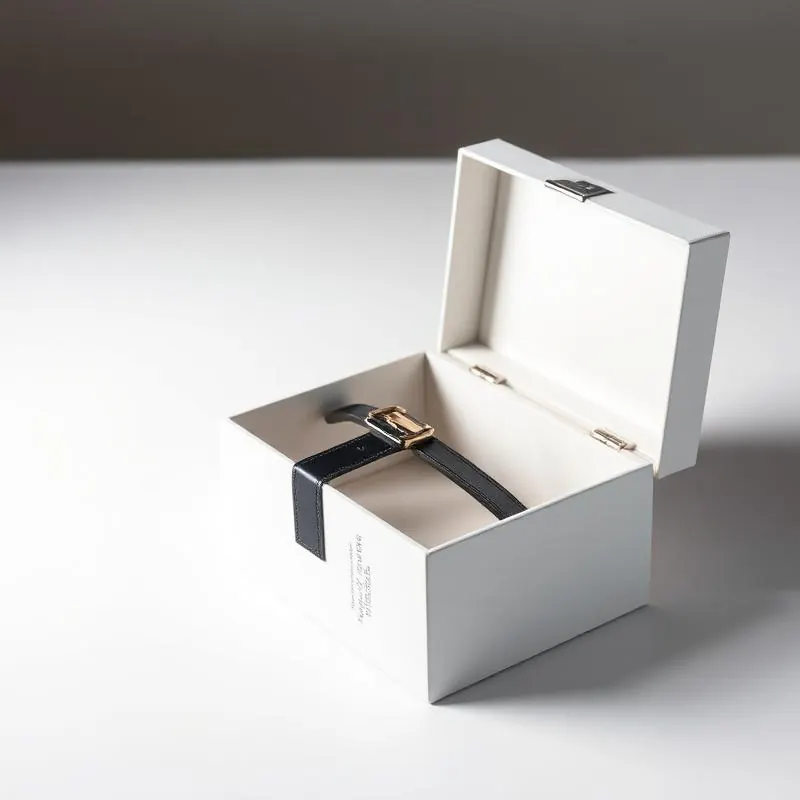 Buckle Gift Box | Gift Boxes - Muge Packaging - Side angle