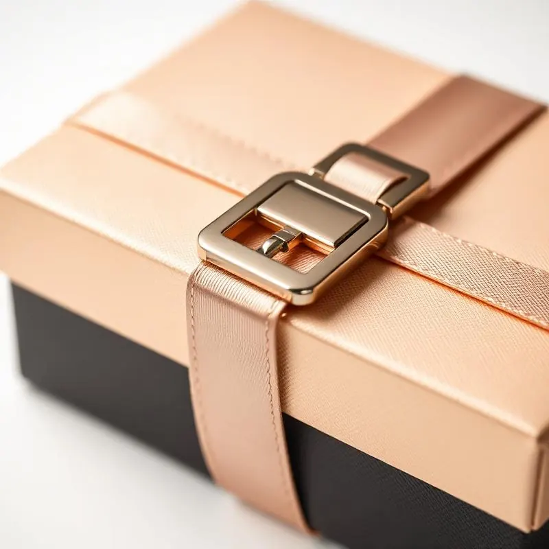 Buckle Gift Box | Gift Boxes - Muge Packaging - Close-up detail